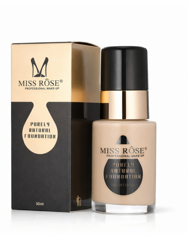 MISS ROSE PURELY NATURAL Foundation - Professional Make Up (30ml)