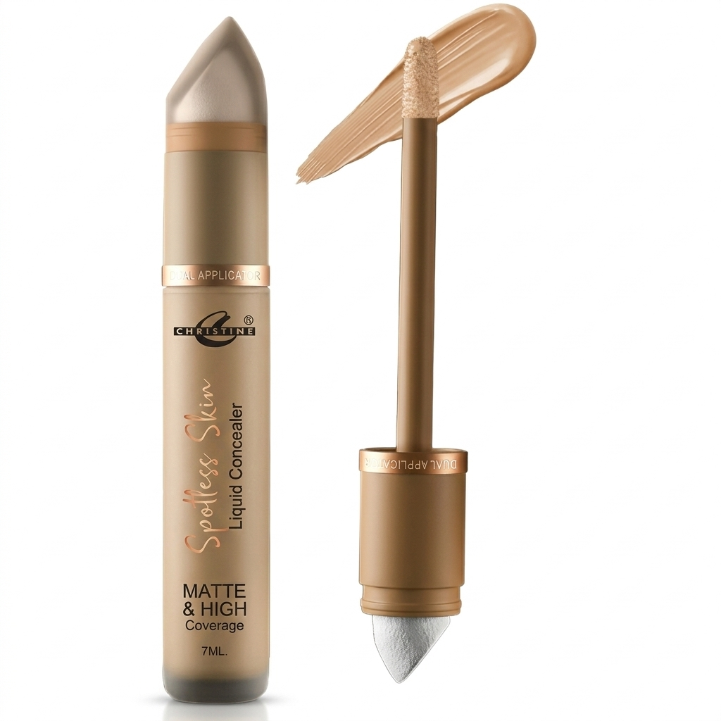 Christine Liquid Concealer Matte & High Coverage | Long Lasting Full Coverage Concealer