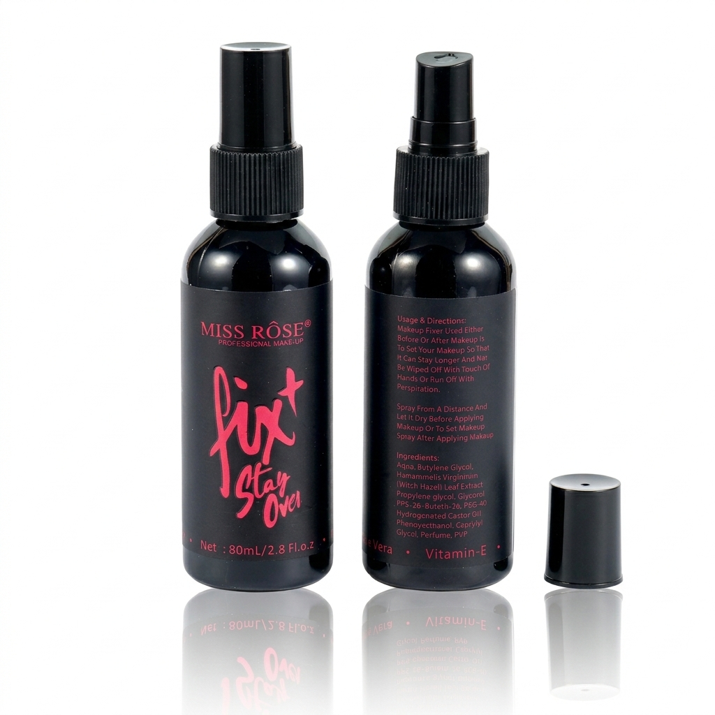 Miss Rose Stay Over Makeup Fixer Spray Long Lasting Setting Spray Oil Control