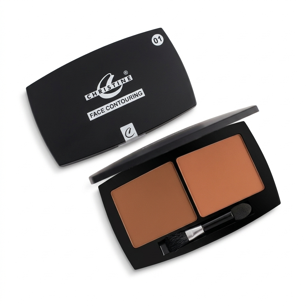 Christine Twin Face Contouring Kit | Highlight & Contour Powder Palette