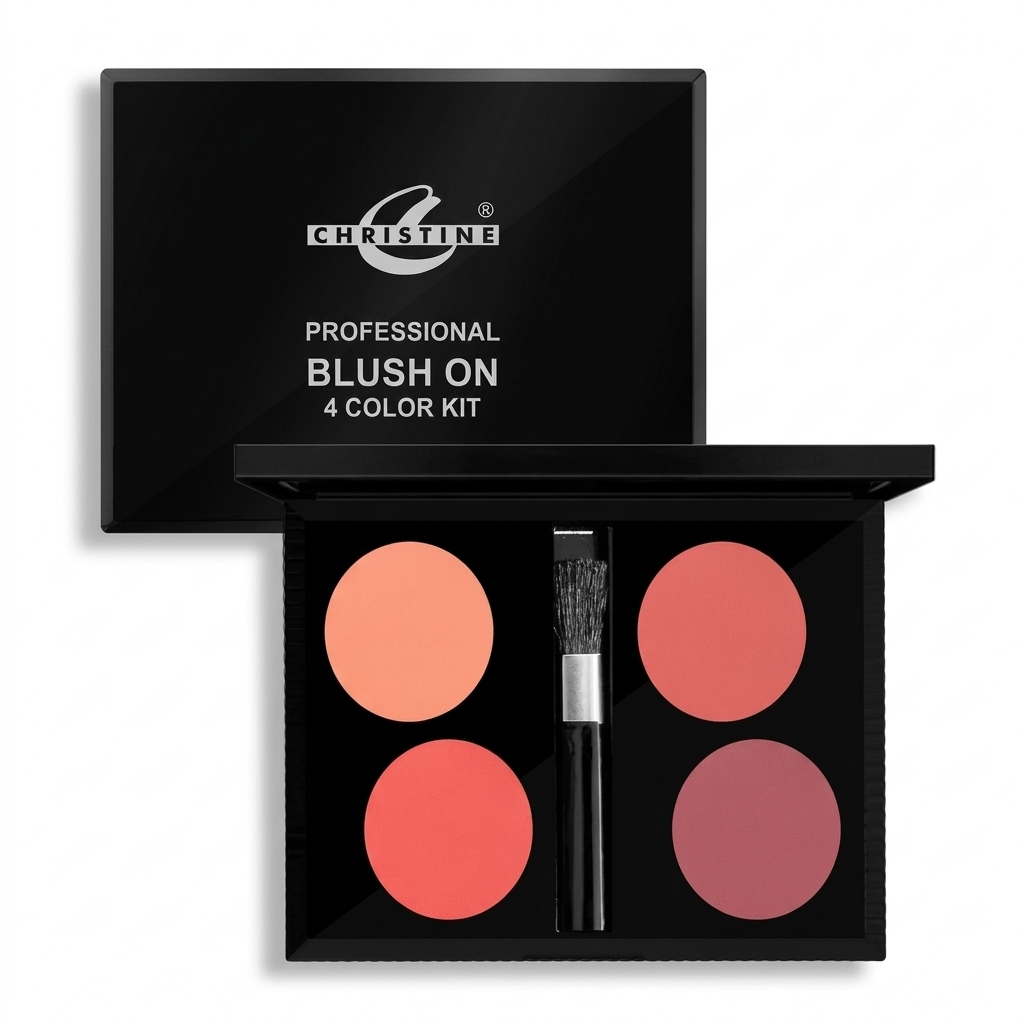 Christine  Professional Blush-On 4 Color Kit – Shade 01
