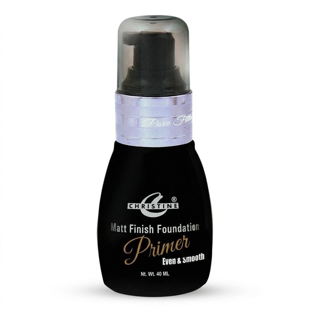 Christine Matt Finish Foundation Primer Even & Smooth Oil Control Makeup Base Long Lasting Face Primer 30ml