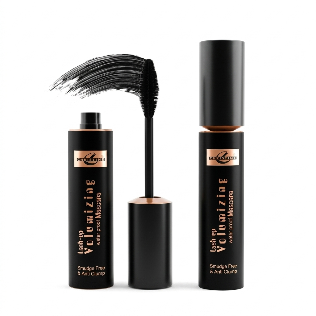 Christine Lash Up Volumizing Waterproof Mascara – Long Lasting Smudge Proof
